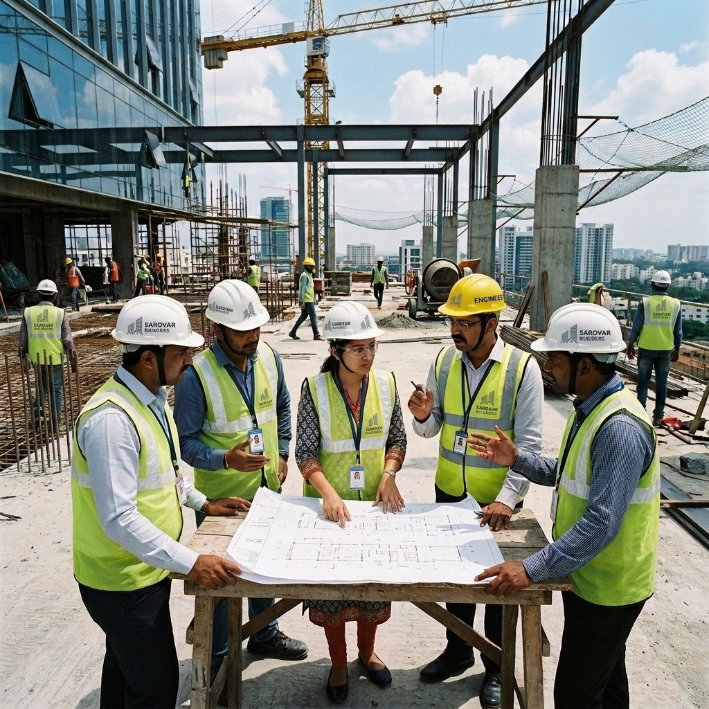 Construction Team Action