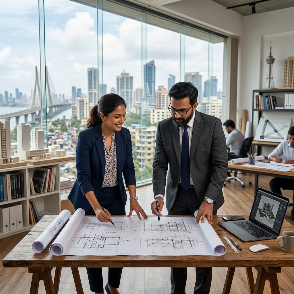 Sarovar Builders architects designing modern buildings in Indore
